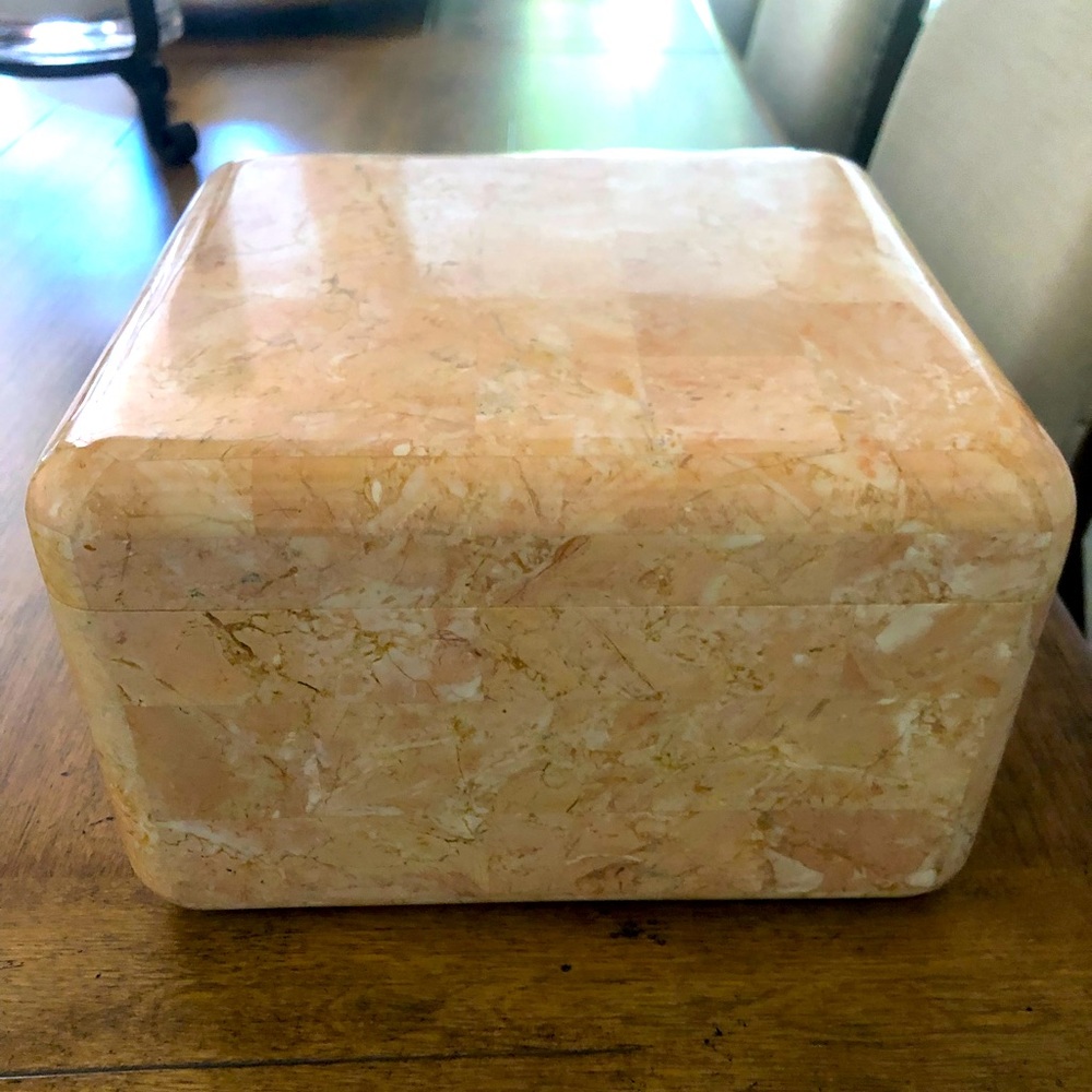 Renoir Vintage Marble Jewelry Box